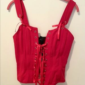 *NEW* PLT Red corset top